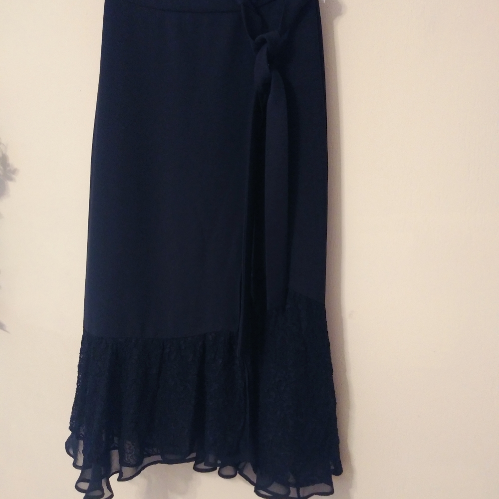 Zara Basic Collection Wrap Up Asymmetrical Skirt - image 5